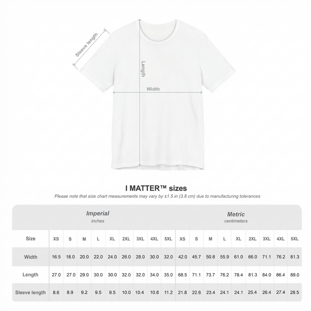 I MATTER™ Truth Series Since Birth Tee - Ruby