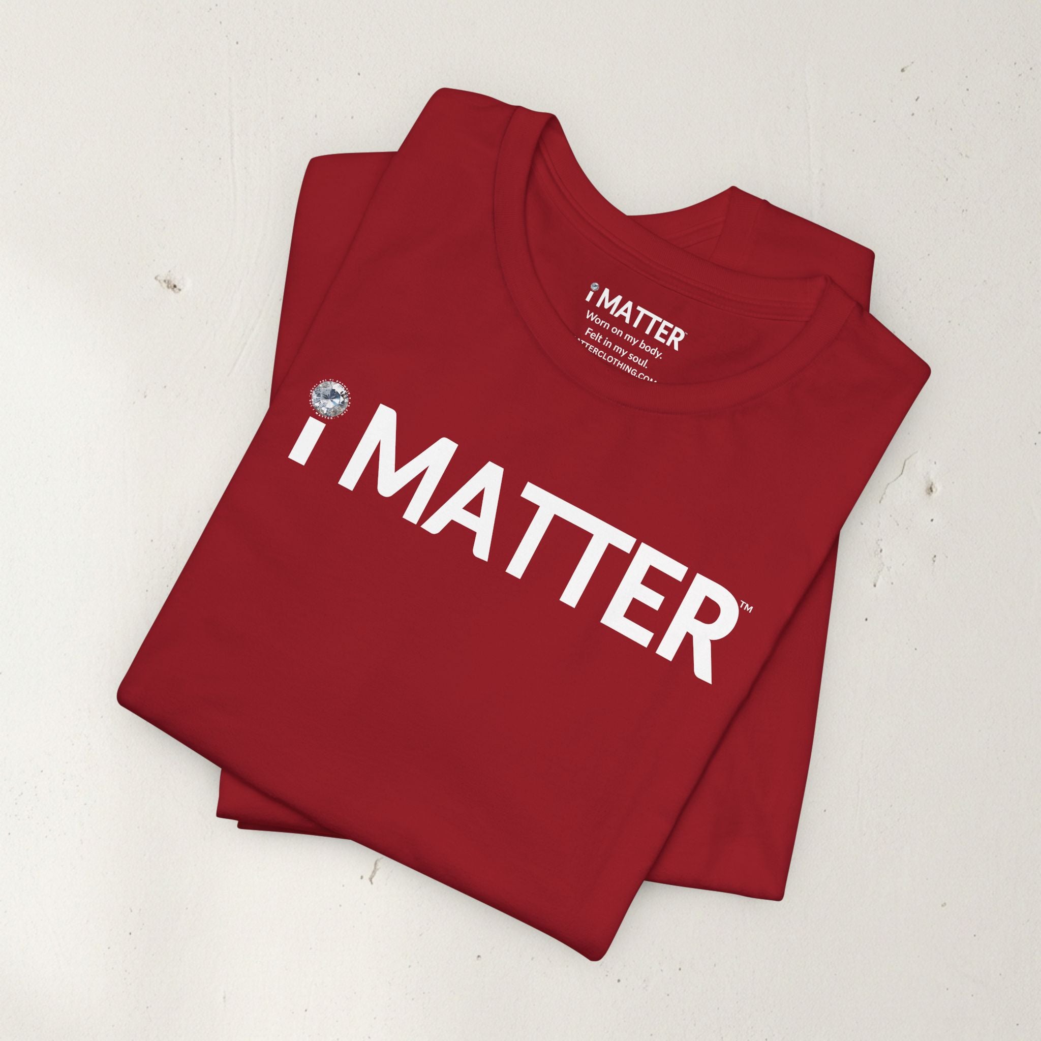 I MATTER™ Truth Series Since Birth Tee - Ruby